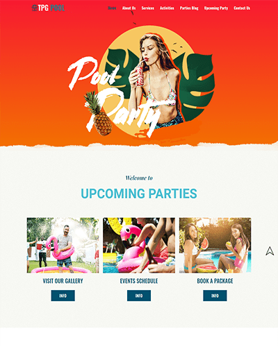TPG Pool – Best Free Modern WordPress Festival theme
