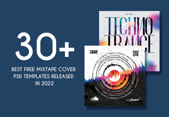 30+ Best Free Mixtape Cover PSD Templates Released